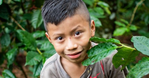 A child who has experienced community transformation in Guatemala thanks to Cross International